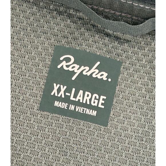 Rapha Indoor Training T Shirt Mens Size 2XL Green Sleeveless Mesh - Picture 4 of 5